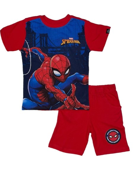 Ensemble T-shirt avec Short Spider-man Marvel - New discount.com