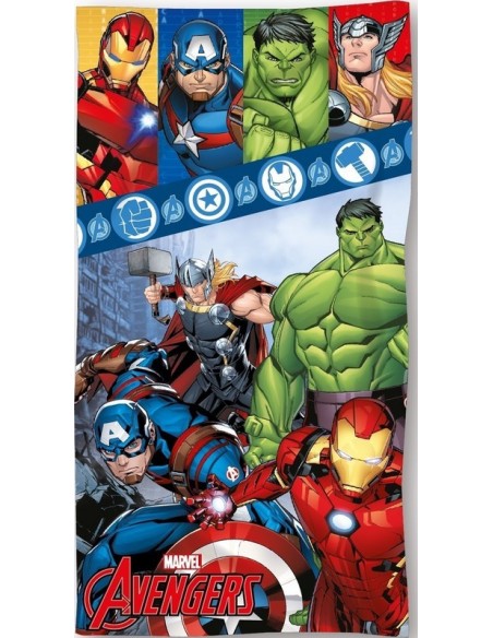 Drap de plage ou drap de bain Avengers Marvel - New discount.com