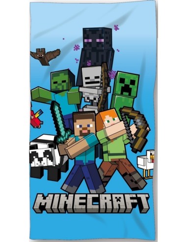 Drap de plage ou Serviette de bain Minecraft - New discount.com