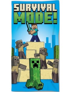 Drap de plage ou Serviette de bain Minecraft - New discount.com