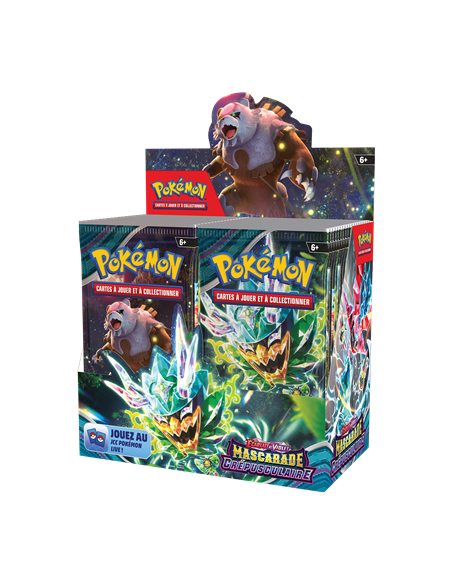 Booster Pokémon écarlate et violet Mascarade Crépusculaire EV06 en ...
