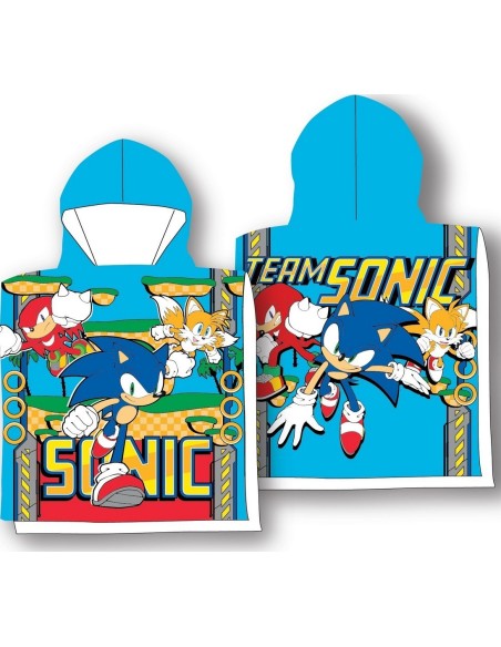 Poncho bath hooded Sonic , New discount.com, Nouveautés chez new di...