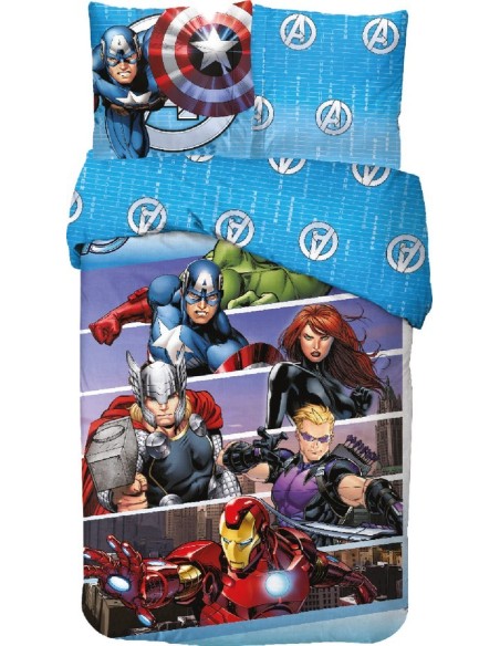 Juego de funda de colcha Avengers -New discount.com