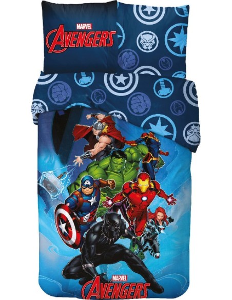 Parure de lit Avengers Marvel en Coton - New discount.com
