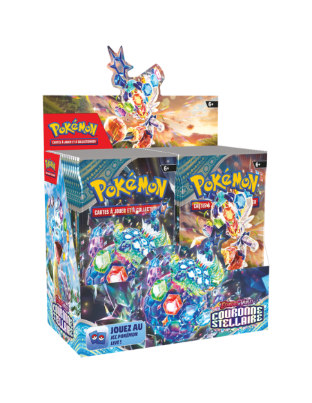Booster Pokémon écarlate et violet Couronne Stellaire EV07 en VF - ...