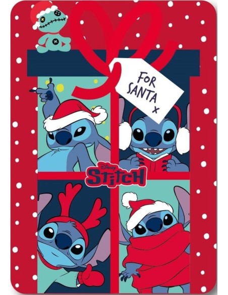 Plaid Polaire Stitch Disney - New discount.com