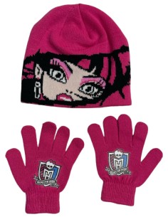 Conjunto de guantes y gorro Monster High -New discount.com