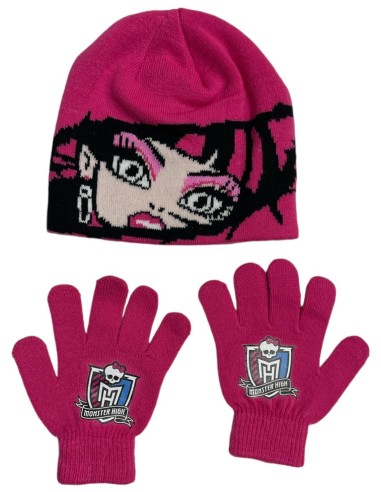Conjunto de guantes y gorro Monster High -New discount.com
