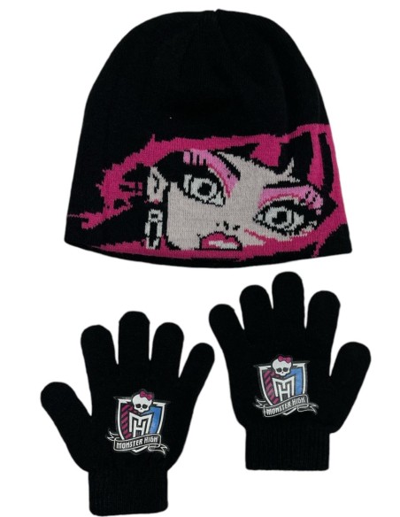 Conjunto de guantes y gorro Monster High -New discount.com