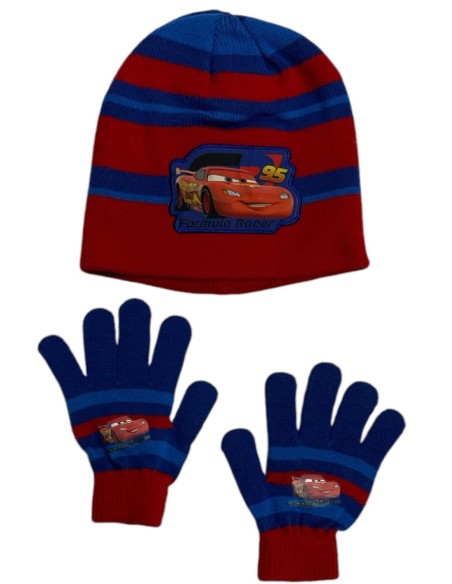 Set 2 pezzi cappello + guanti Cars Disney - New discount.com