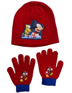 Mickey Disney 2 Piece Set Mickey Hat and Gloves, New discount.com, ...