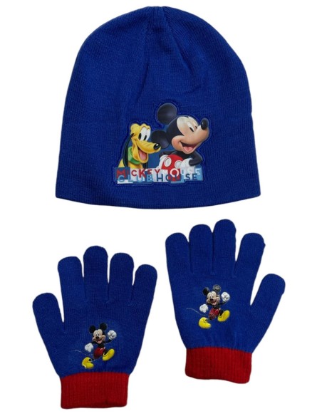 Mickey Disney 2 Piece Set Mickey Hat and Gloves, New discount.com, ...