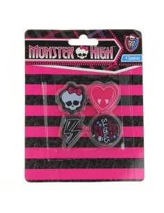 Monster High Set of 4 erasers Monster High, New discount.com, Nouve...
