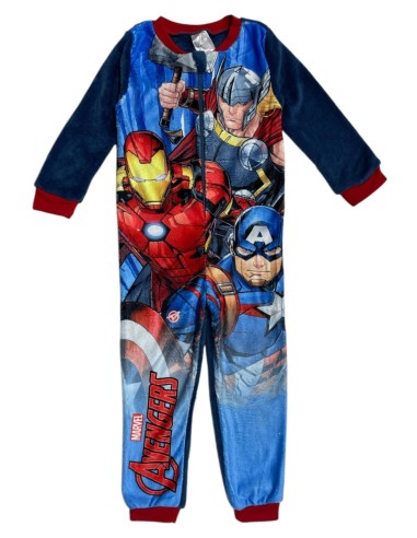 Pyjama combinaison Avengers en coral - New discount.com