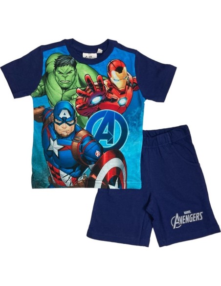 Ensemble T-shirt avec Short Avengers Marvel - New discount.com