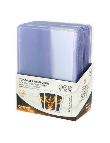 Display de 25 Top Loaders-PHOENIX SHIELD -New discount.com
