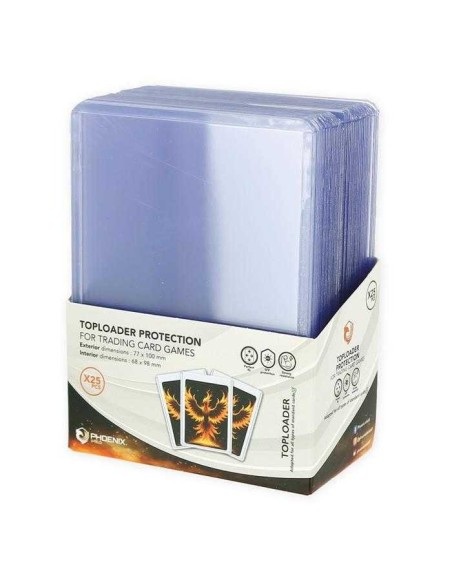 Display de 25 Top Loaders-PHOENIX SHIELD -New discount.com