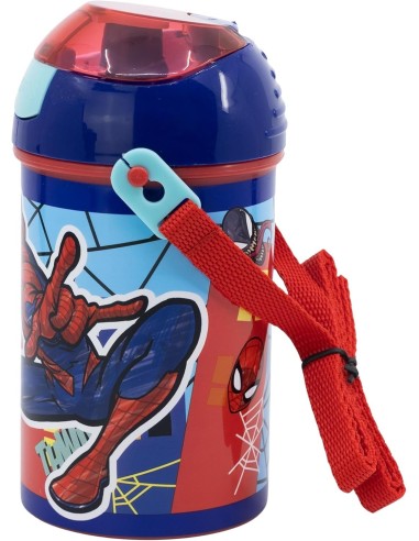 Spider-Man Automatikflasche Marvel 450 ML, SYSTEM Anti-Tropf-System...