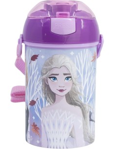 Frozen Disney botella - 450 ML, sistema antigoteo SYSTEM -New disco...
