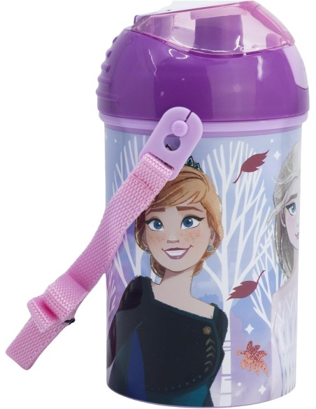 Frozen Disney botella - 450 ML, sistema antigoteo SYSTEM -New disco...