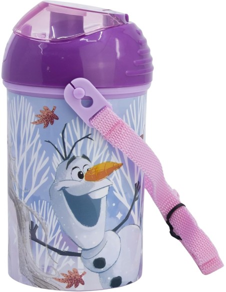 Frozen Disney botella - 450 ML, sistema antigoteo SYSTEM -New disco...