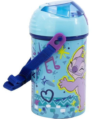 Lilo and Stitch Automatikflasche Disney 450 ML, SYSTEM Anti-Tropf-S...