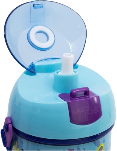 Lilo and Stitch Automatikflasche Disney 450 ML, SYSTEM Anti-Tropf-S...