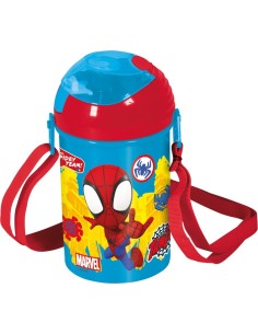 Spider-Man Automatikflasche Marvel 450 ML, SYSTEM Anti-Tropf-System...