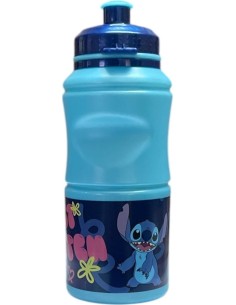 Botella deportiva de fácil sujeción 380 ml Stitch Disney -New disco...