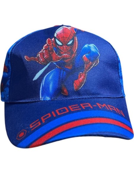 Casquette Spiderman Marvel Full Sublimation en bleu - New discount.com
