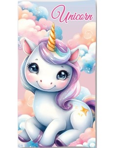 Drap de plage ou drap de bain Licorne - New discount.com