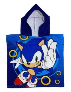 Poncho de bain Sonic à capuche - New discount.com