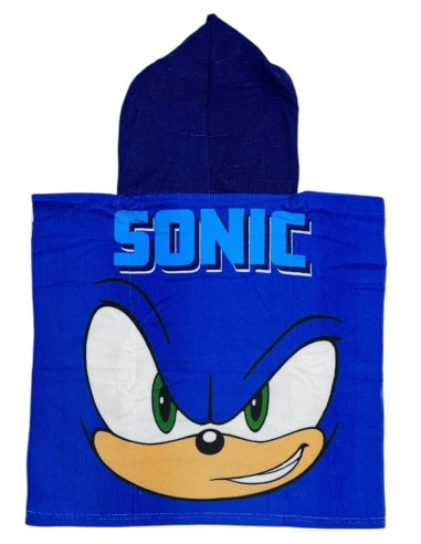 Poncho de bain Sonic à capuche - New discount.com