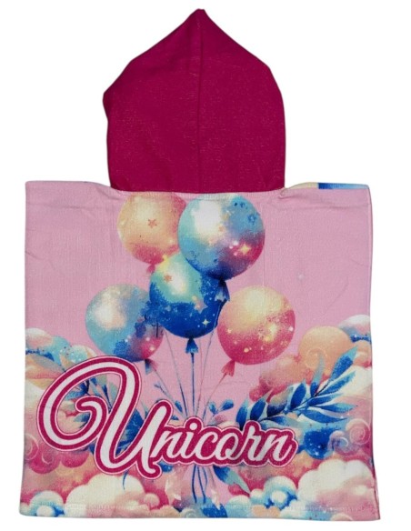 Poncho de baño con capucha Unicornio -New discount.com