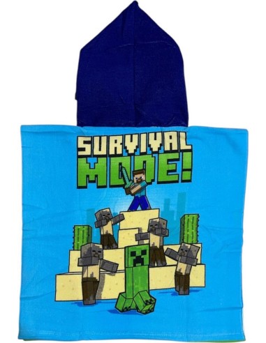 Minecraft Swim Poncho con capucha -New discount.com