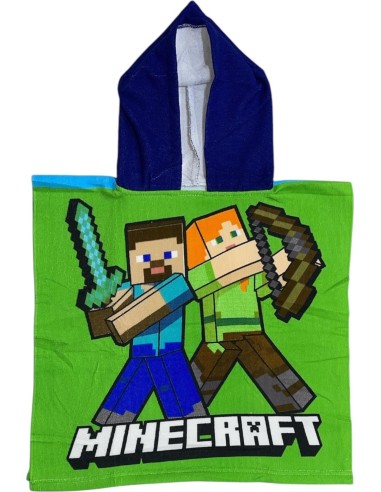 Minecraft Swim Poncho con capucha -New discount.com
