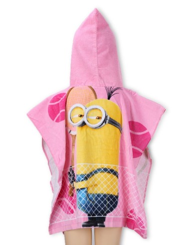 Poncho de bain coton Minions -820-826 - New discount.com