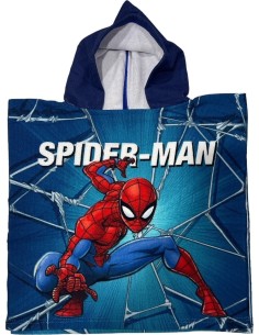 Poncho de bain Spider-Man à capuche