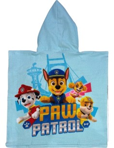 Poncho de bain Paw Patrol à capuche 2