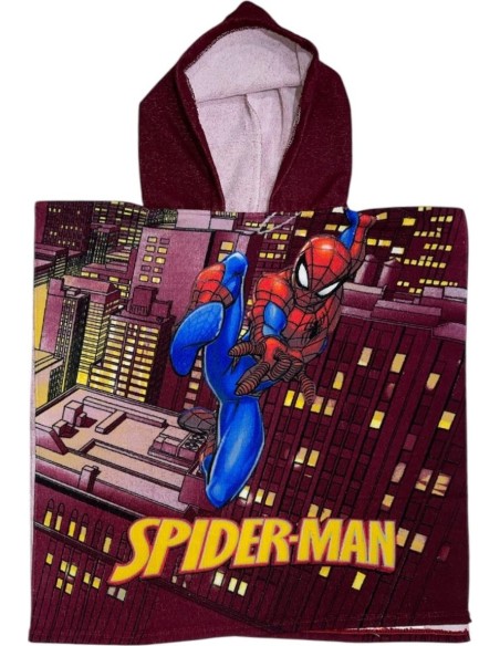 Poncho de bain Spider-Man à capuche - New discount.com