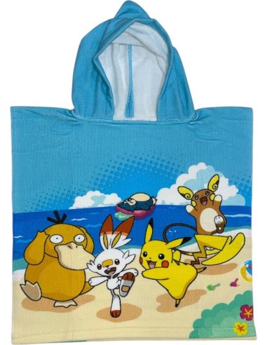 Poncho de bain Pokémon a capuche - New discount.com
