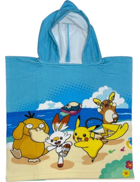 Poncho de bain Pokémon a capuche - New discount.com