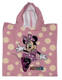 Poncho de bain Minnie Disney à capuche