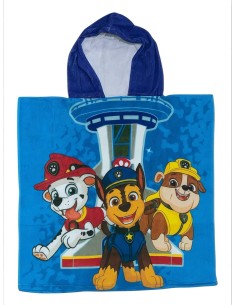 Poncho de baño con capucha de algodón Paw Patrol -New discount.com