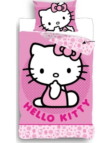Parure de lit Hello Kitty - housse de couette Hello Kitty - New dis...
