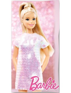 Drap de plage ou drap de bain Barbie - New discount.com