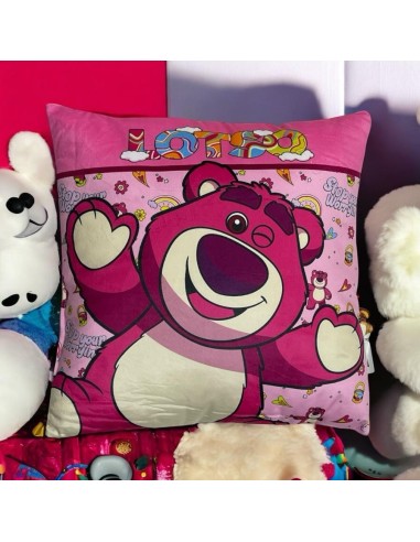 Coussin Lotso Disney 38 cm (Impression recto verso) - New discount.com