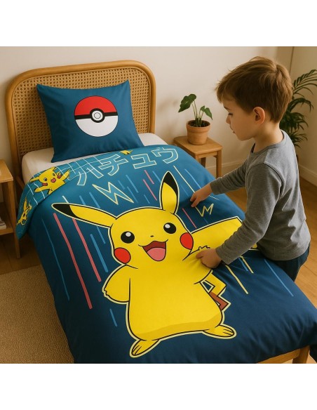 Parure de lit Pokémon - housse de couette Pokémon - New discount.com