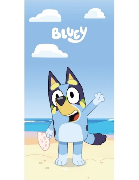 Bluey Cotton beach towel, New discount.com, Nouveautés chez new dis...