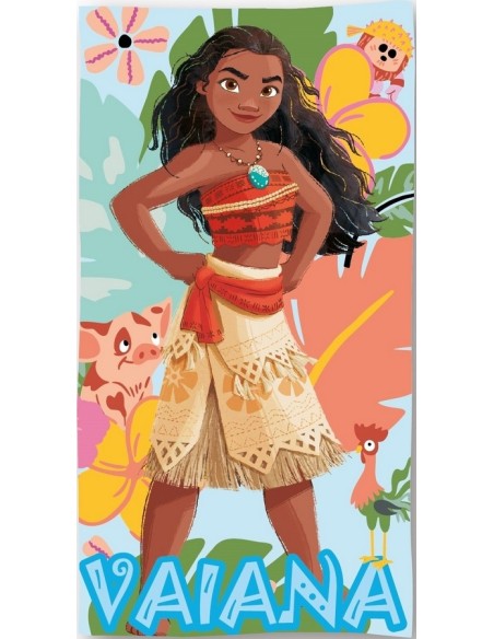 Serviette de plage ou drap de bain Vaiana Disney - New discount.com